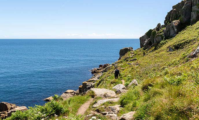 walk the southwest coast pah in Cornwall this sping