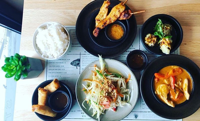 Thai food tapas