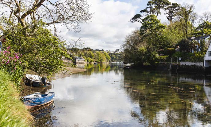 The tranquil waters of the Helford, Cornwall