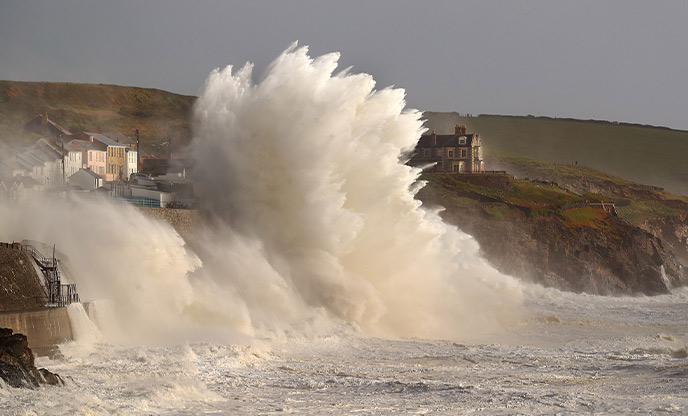 A guide to storm watching in Cornwall