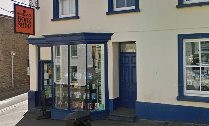 Quaint Cornish bookshop in Wadebridge