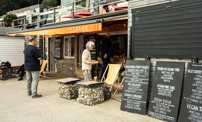 Kiosk in Lyme Regis