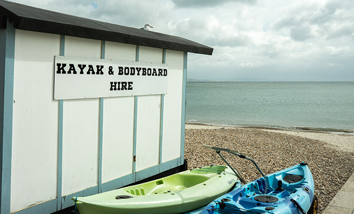 Kayaking in Lyme Regis