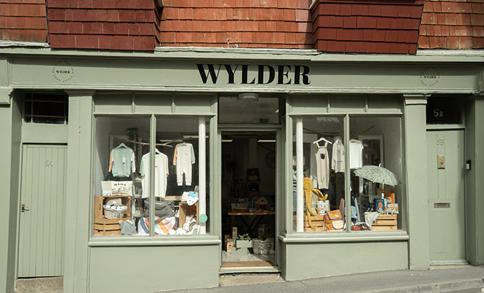 Wylder shop in Lyme Regis