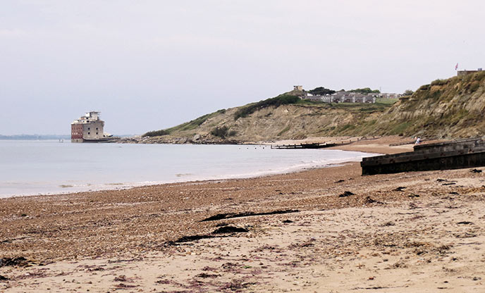 Colwell Bay on the Isle of Wight