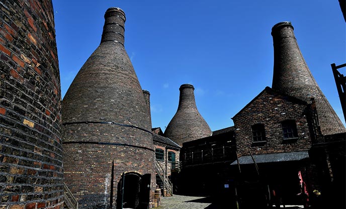 Traditional Victorian pottery factory, Gladstone Pottery Museum