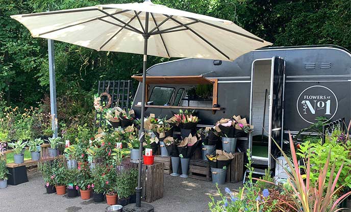 Quirky florist at the Heart of the Country Village