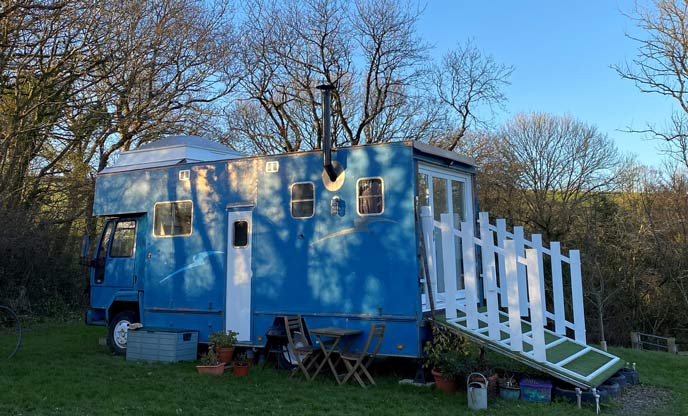 A wholesome weekend stay at Big Blue horsebox