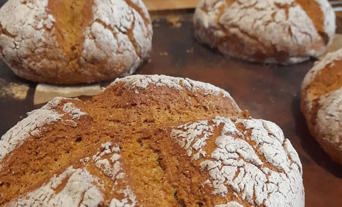 Freshly baked bread from The Artisan Bakehouse Sussex. Photo credit The Artisan Bakehouse Facebook. 