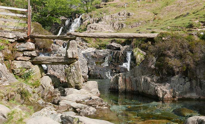 Watkins Path Waterfalls and Pools in Snowdonia 